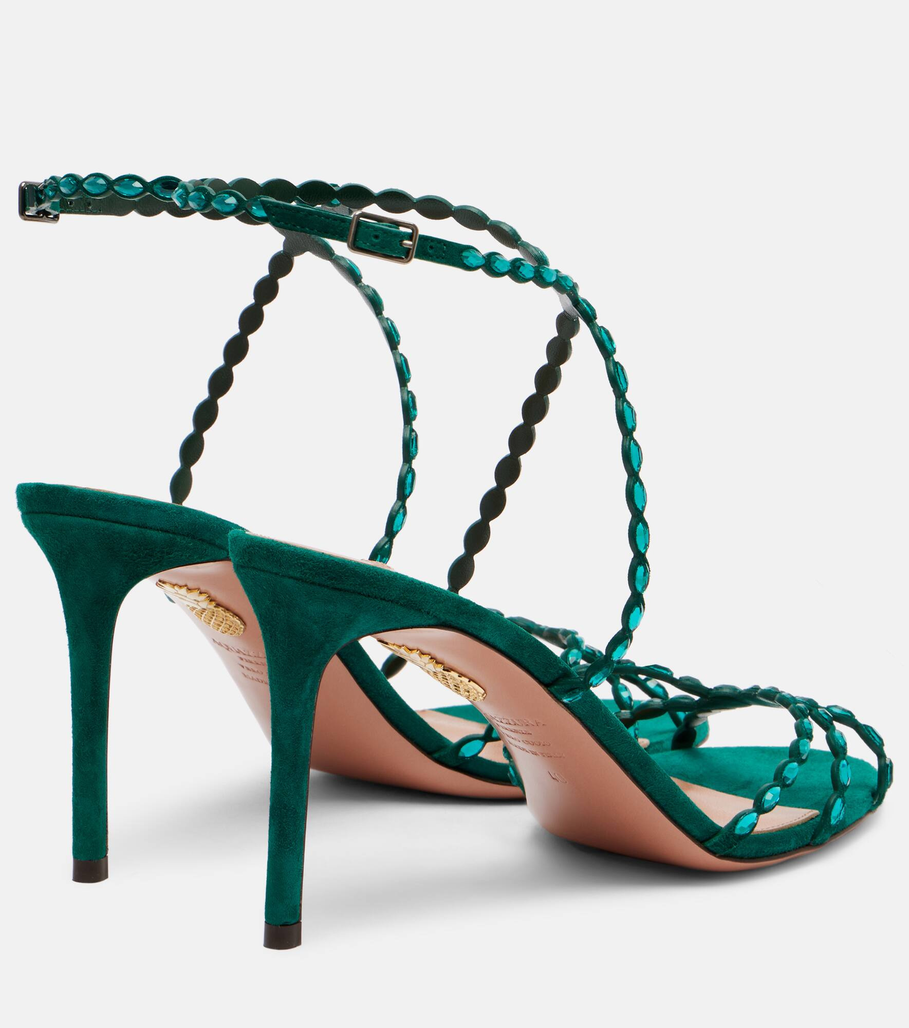 Love Struck embellished leather sandals - 2