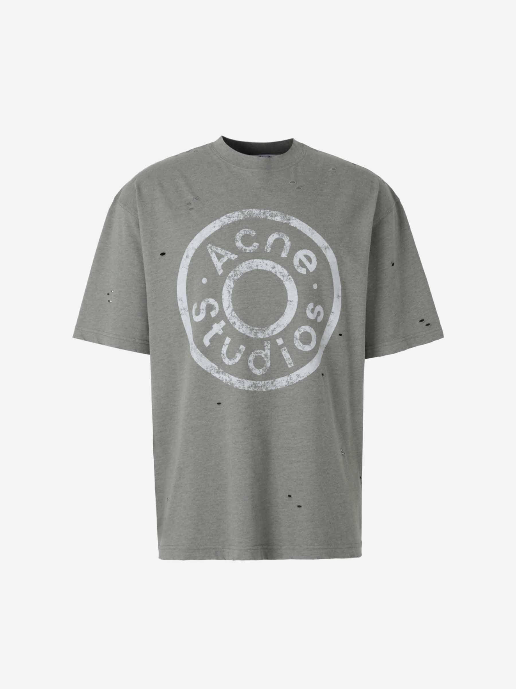 Acne StudiosTシャツ Acne Studios - Logo T-shirt in Off White – Stoy