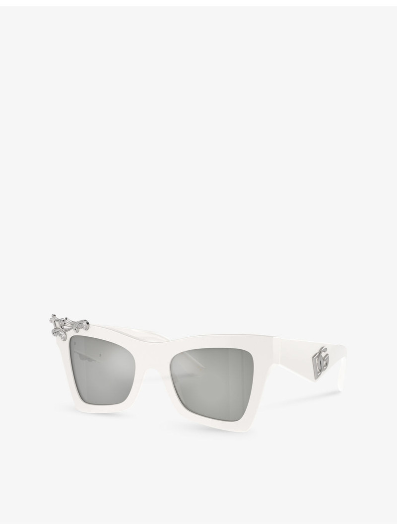 Dolce & Gabbana DG4434 cat-eye frame acetate sunglasses outlook