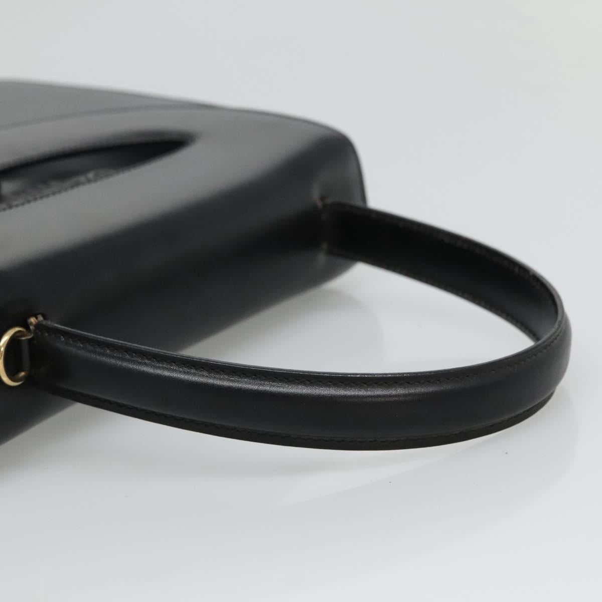 CELINE Hand Bag Leather Black - 7