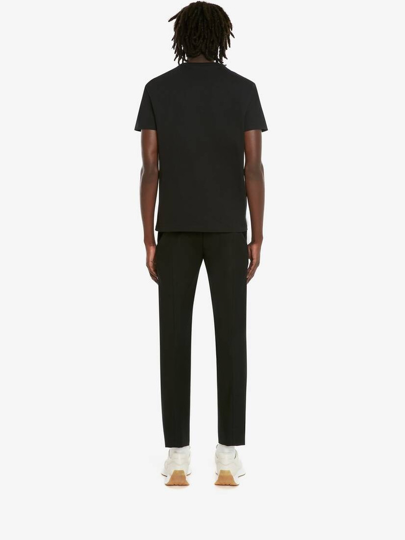 Men's McQueen Graffiti T-shirt in Black 4