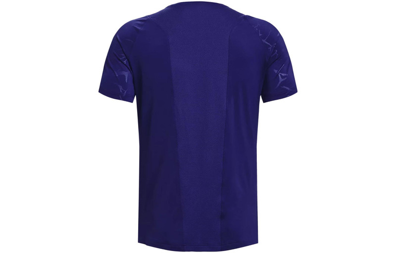 Under Armour Under Armour Rush Emboss Short Sleeve T-Shirt 'Blue' 1376790-468 outlook