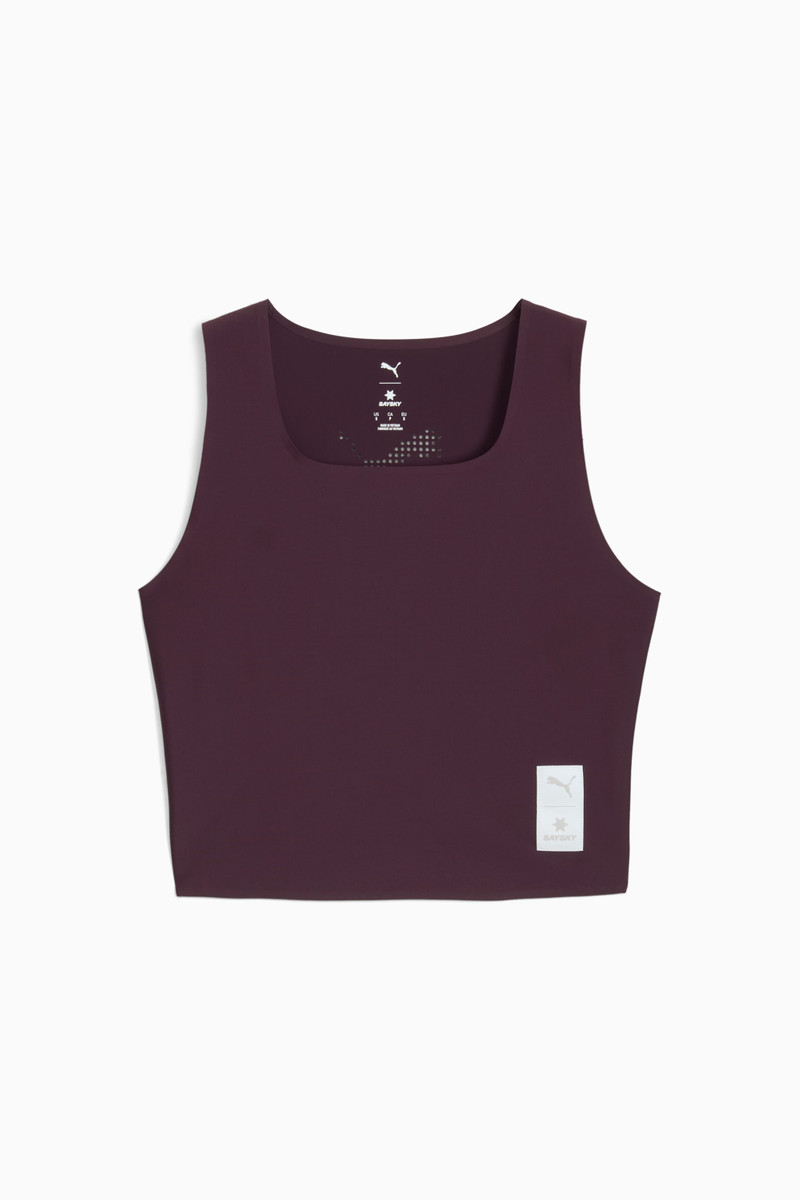 PUMA x SAYSKY Women's Moisture Wicking Running Crop Tank 1