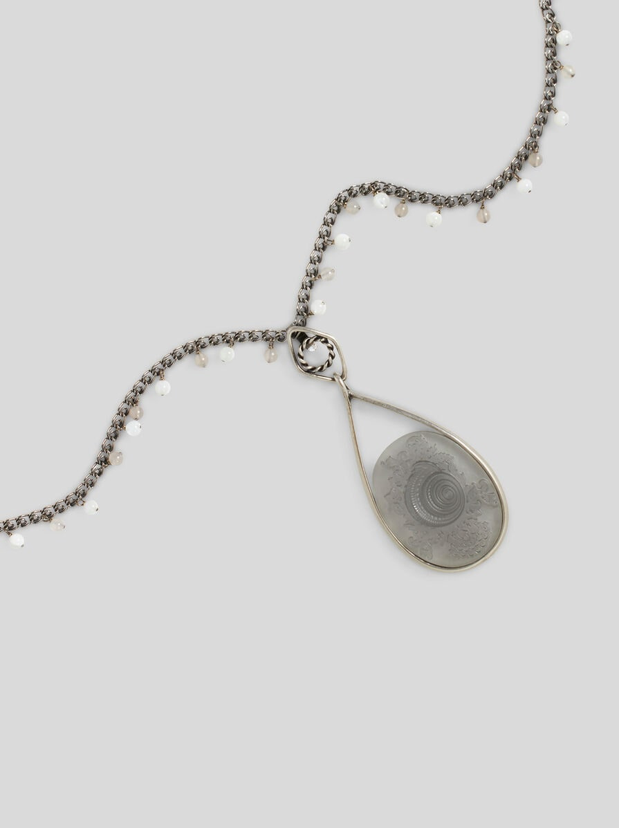 NECKLACE WITH CAMEO PENDANT - 3