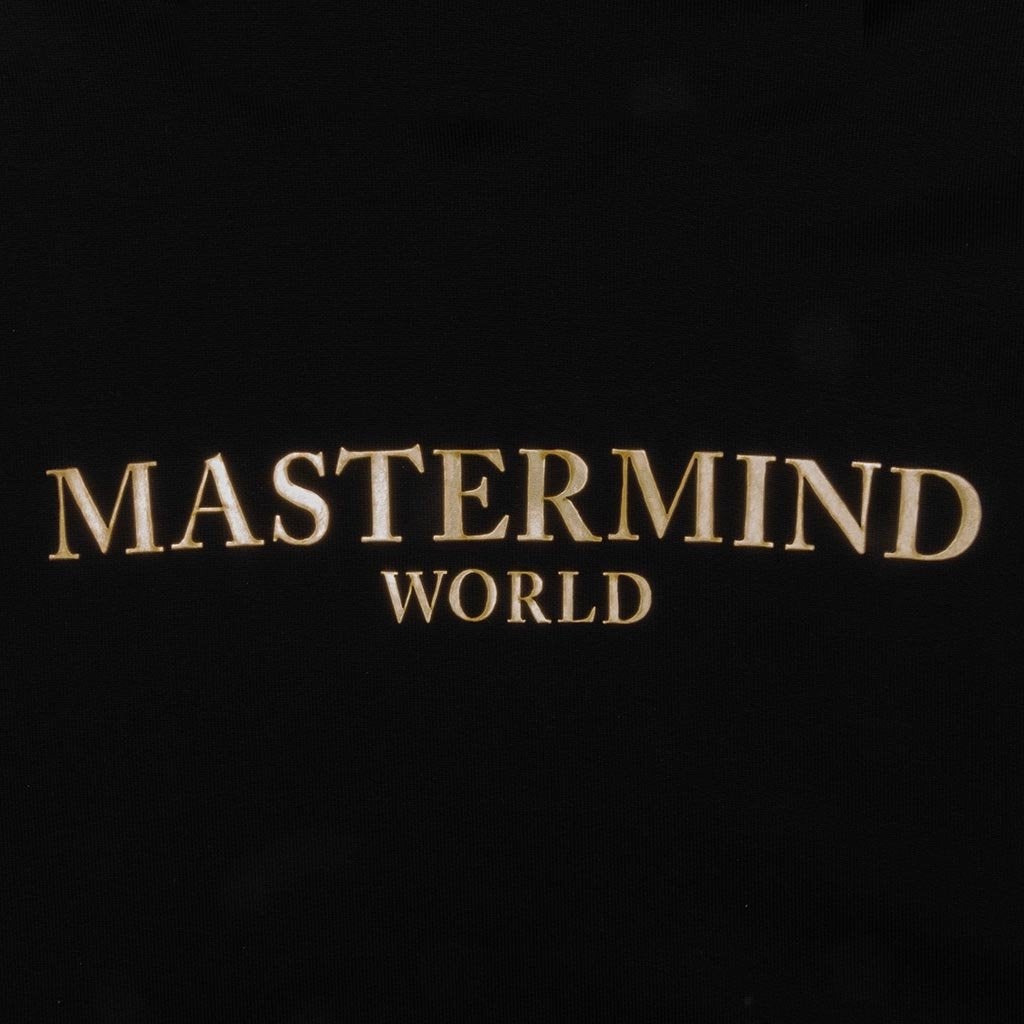 MASTERMIND WORLD FOIL LOGO HOODIE - BLACK - 4