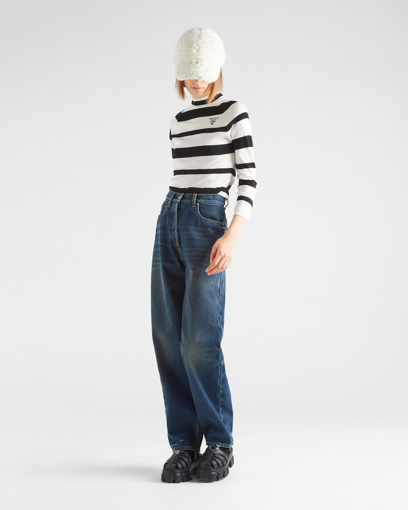Prada Five-pocket denim trousers outlook