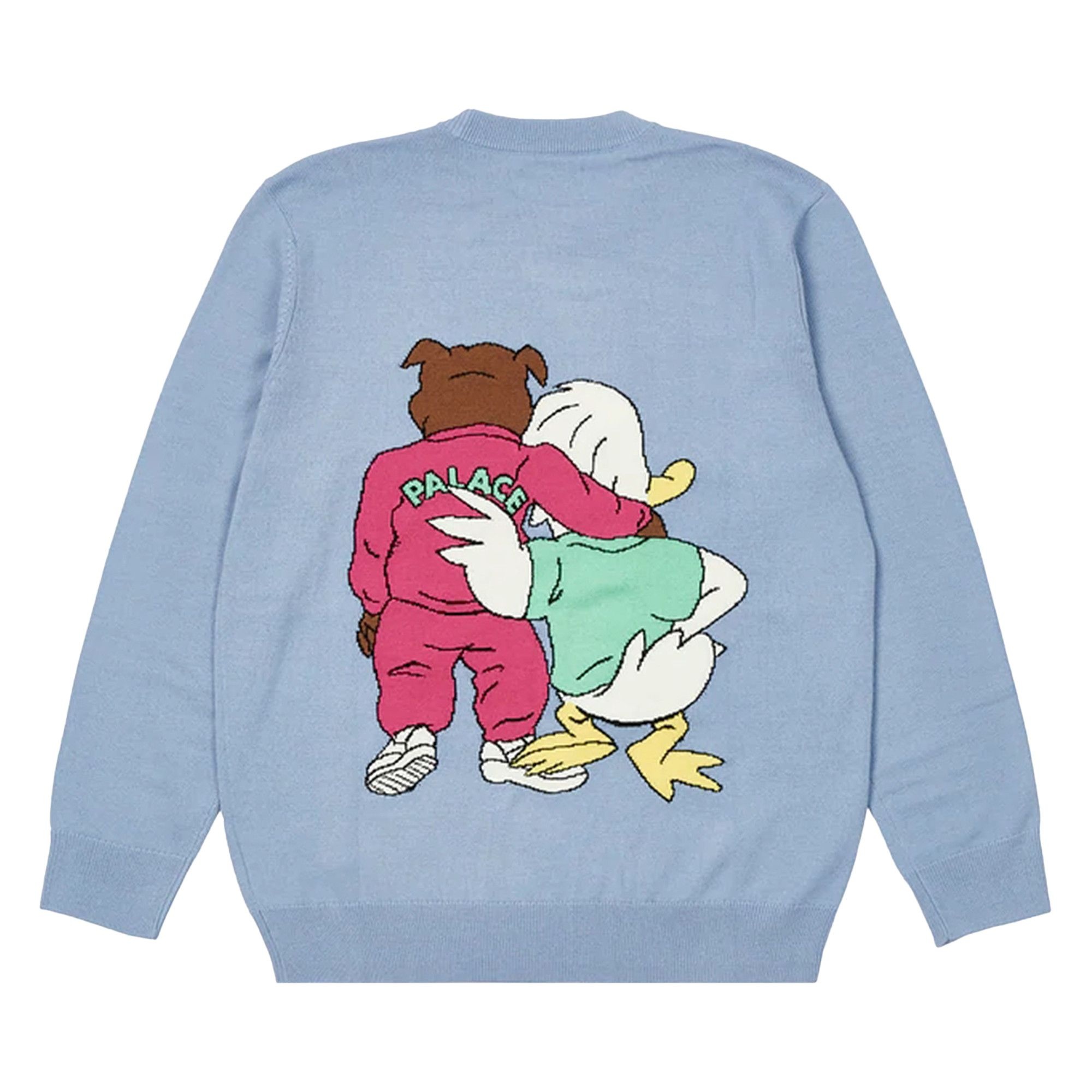 Palace Dog And Duck Knit 'Blue' - 2