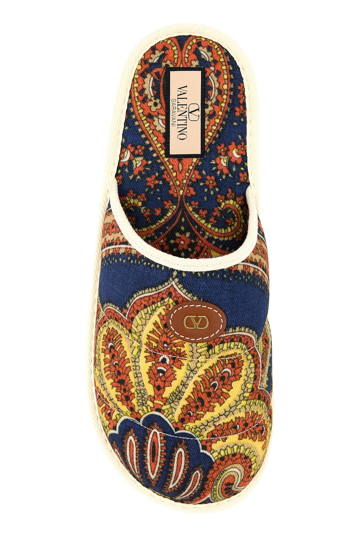 Printed fabric Ta Chambre slippers - 4