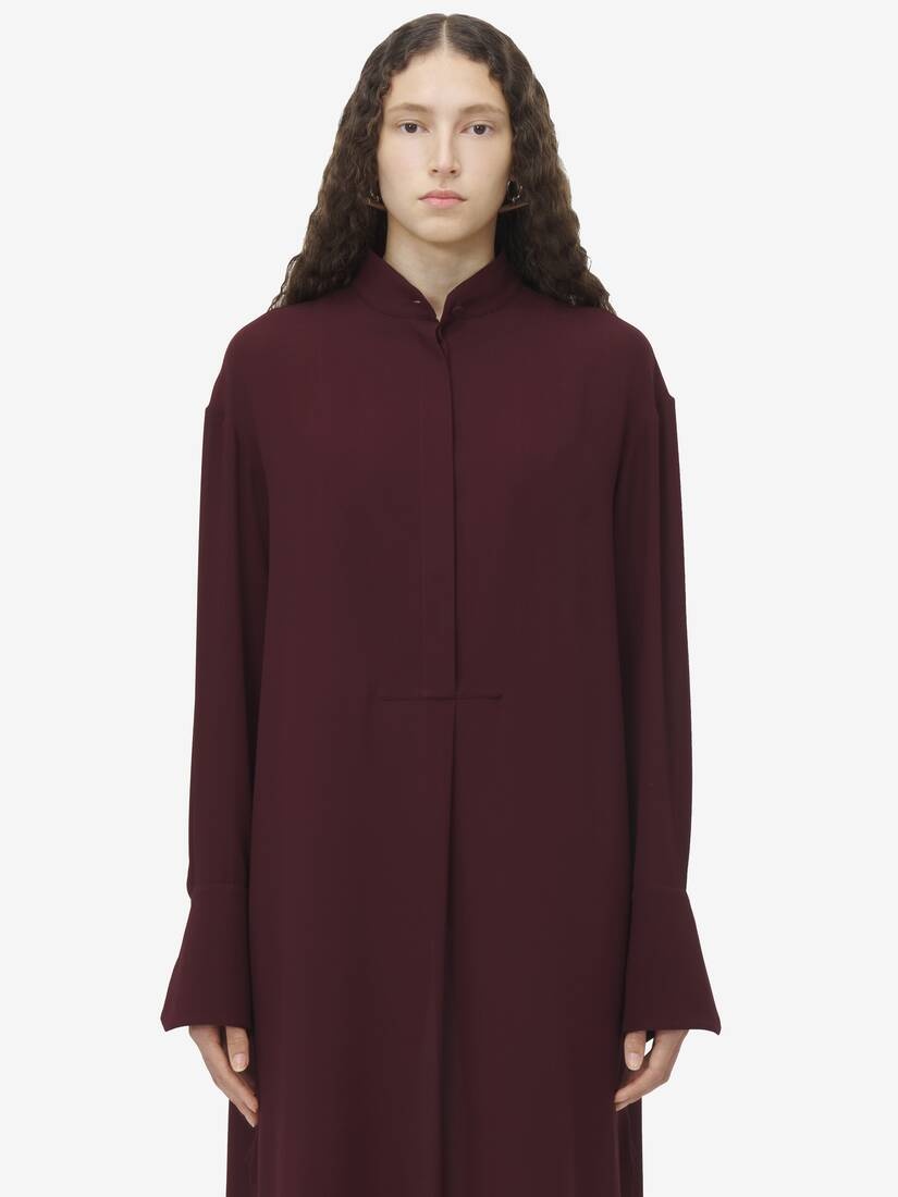 Georgette Shirt Dress - 5