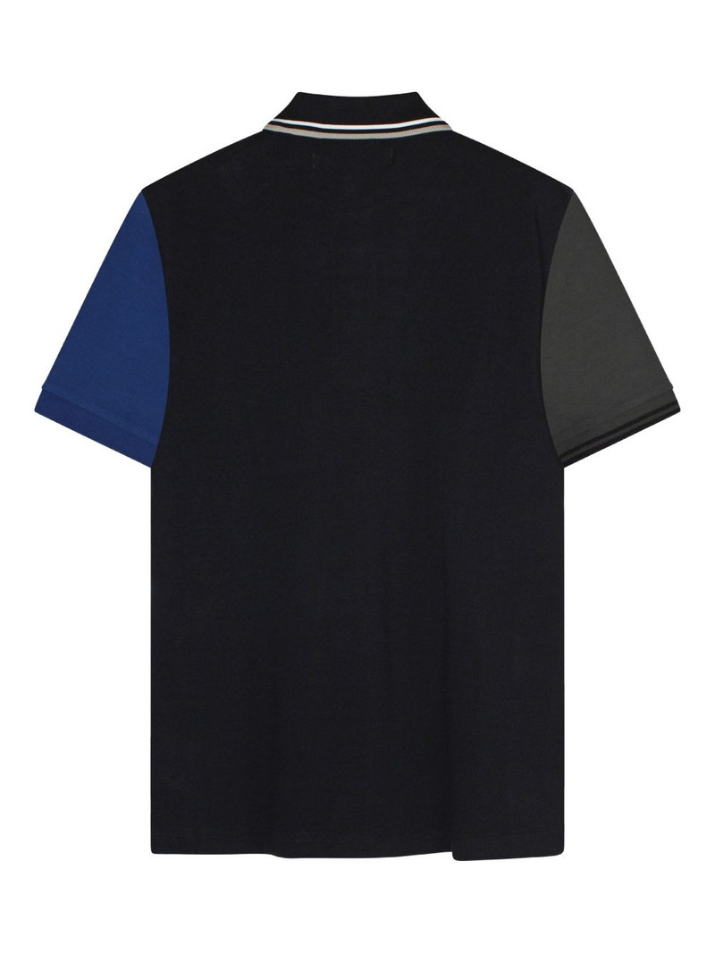 Comme des Garçons SHIRT x Fred Perry colour-block short-sleeve polo shirt outlook
