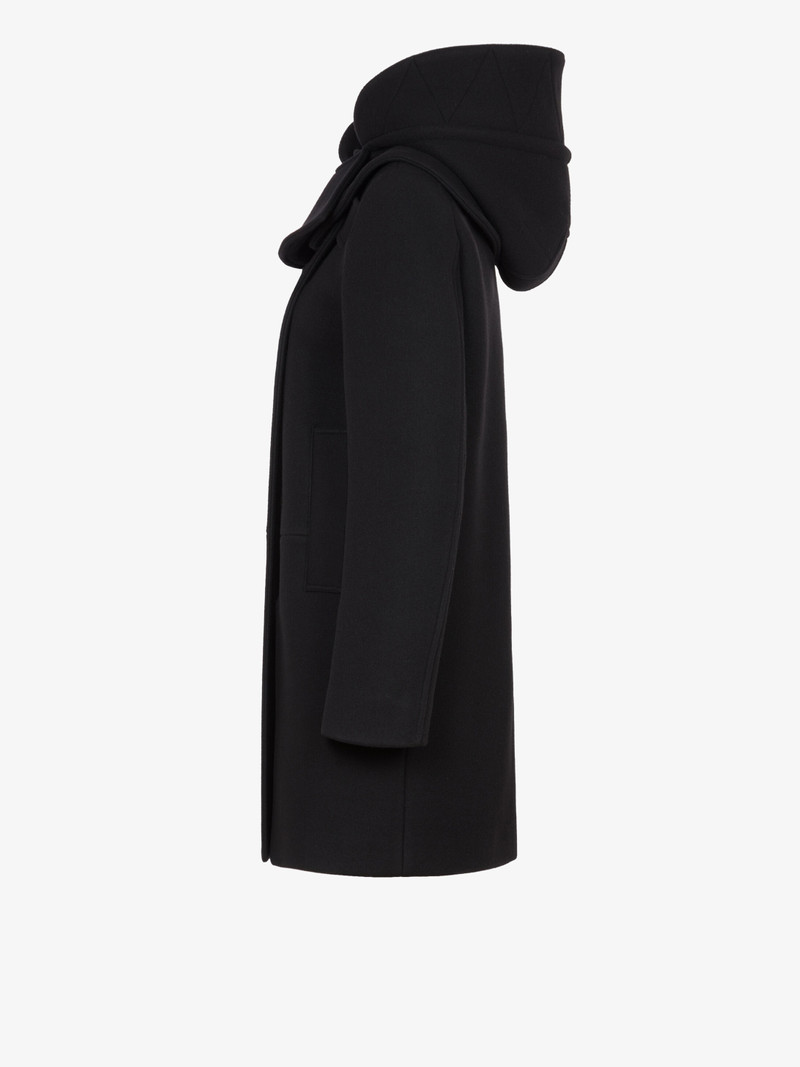 Hooded coat with 4G dagger buttons 10