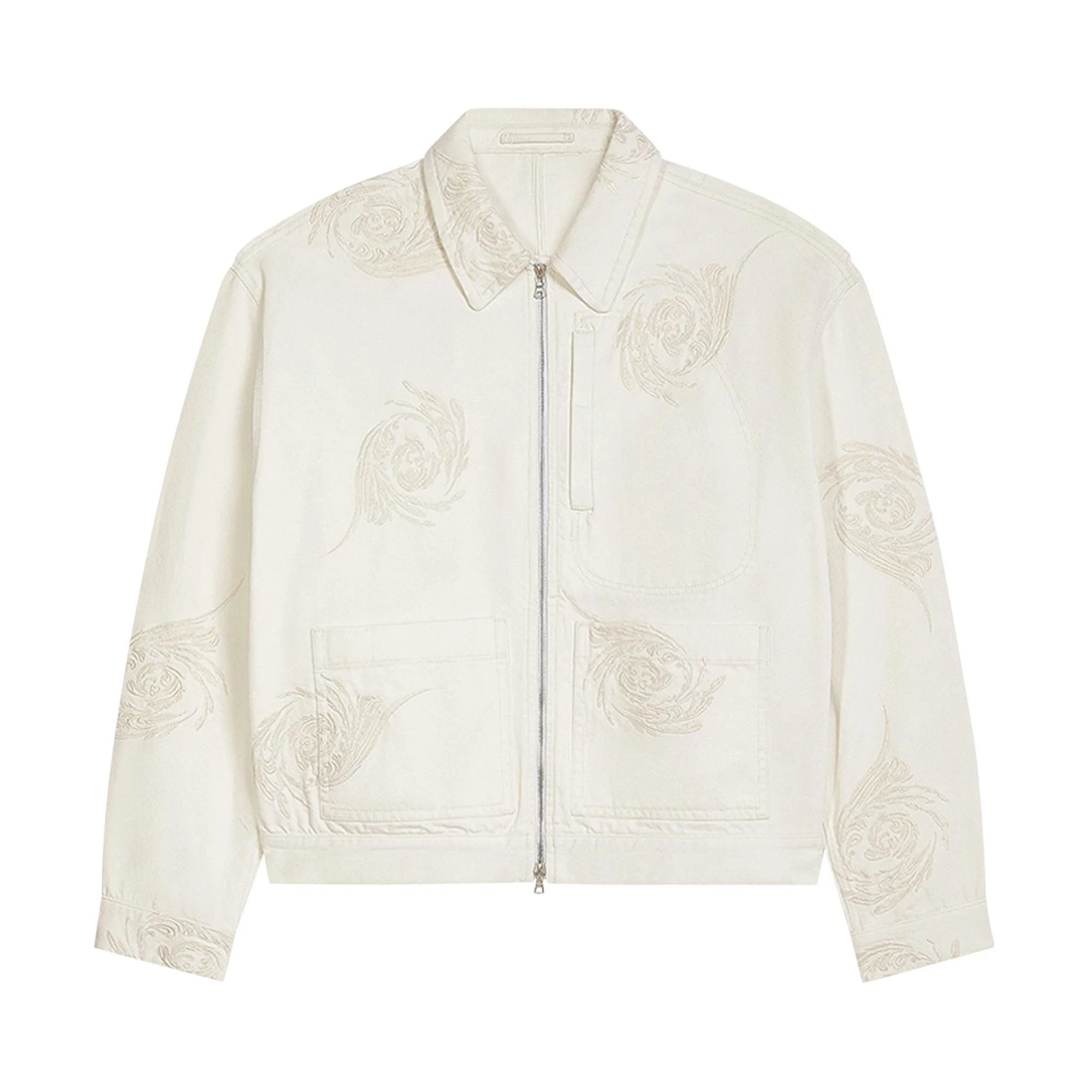 Dries Van Noten Denim Jacket 'Off White' - 1