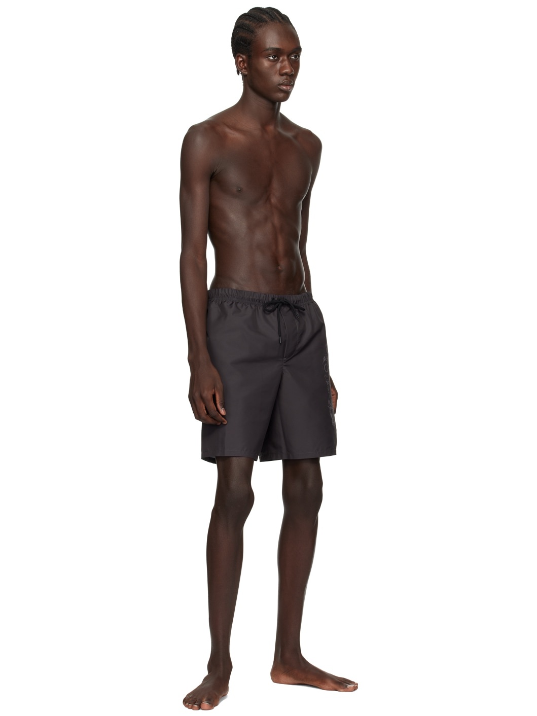 Black Cartouche Swim Shorts - 5