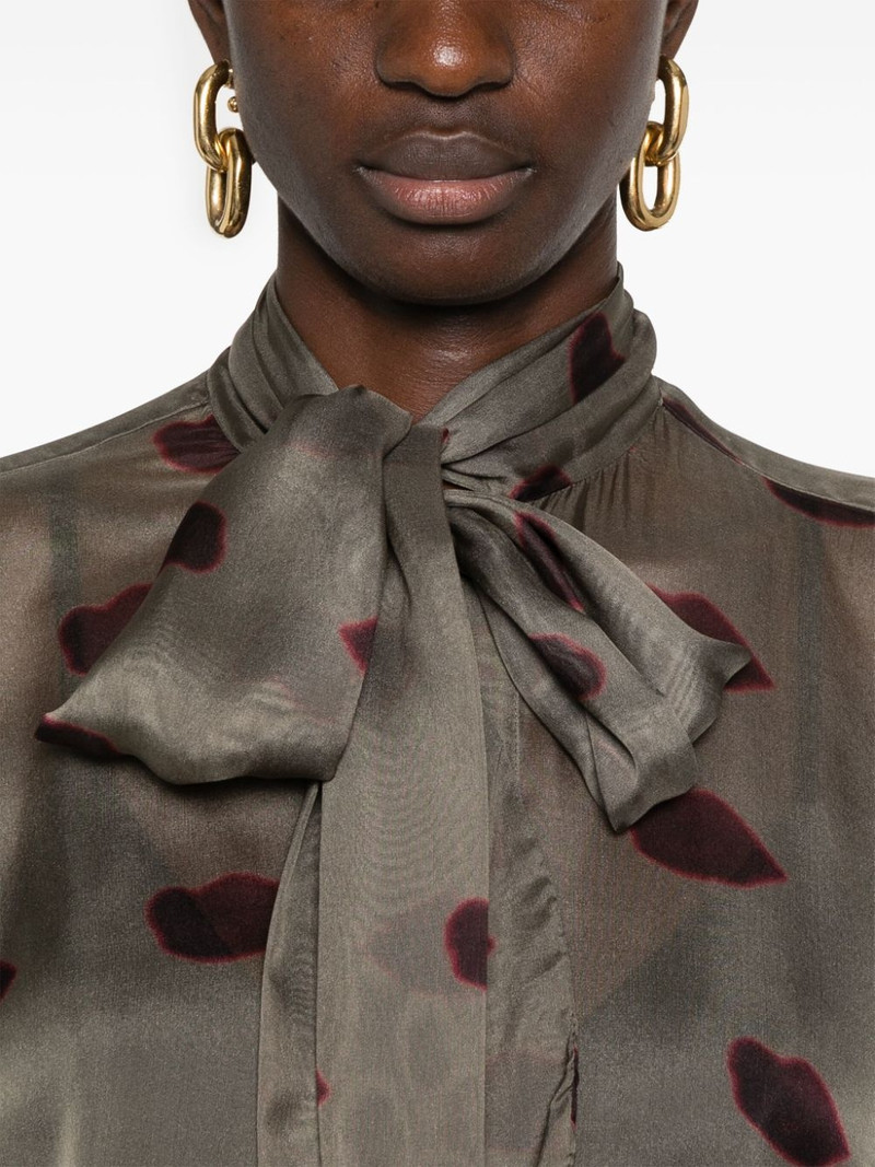 abstrac-print shirt 5