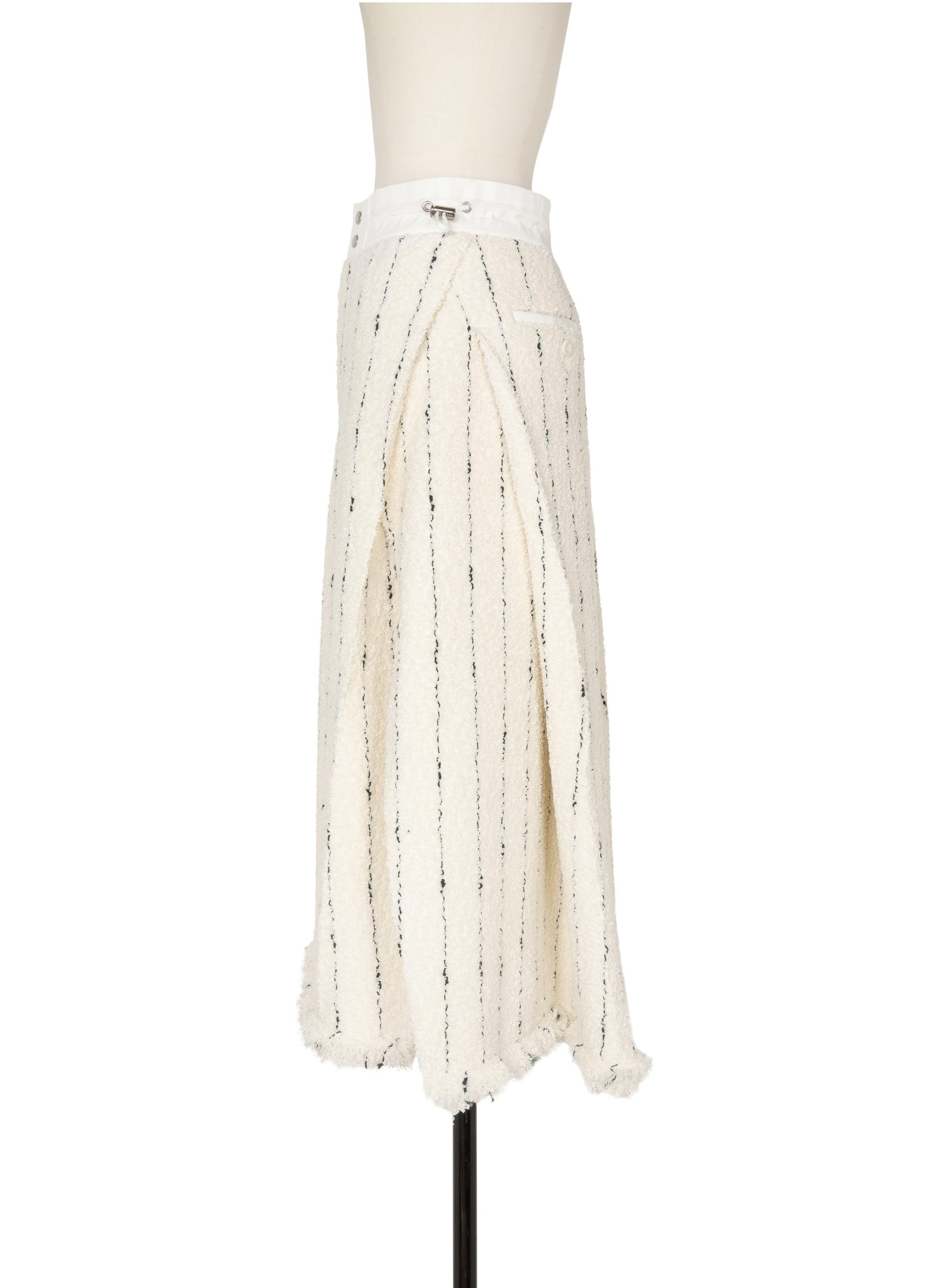 sacai 国内買付 Tweed Skirt sacai Tweed Skirt | REVERSIBLE