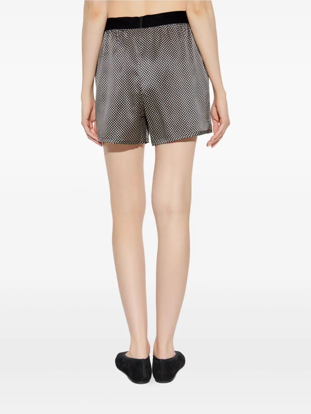 Polka Dot Silk Pj Shorts - 3