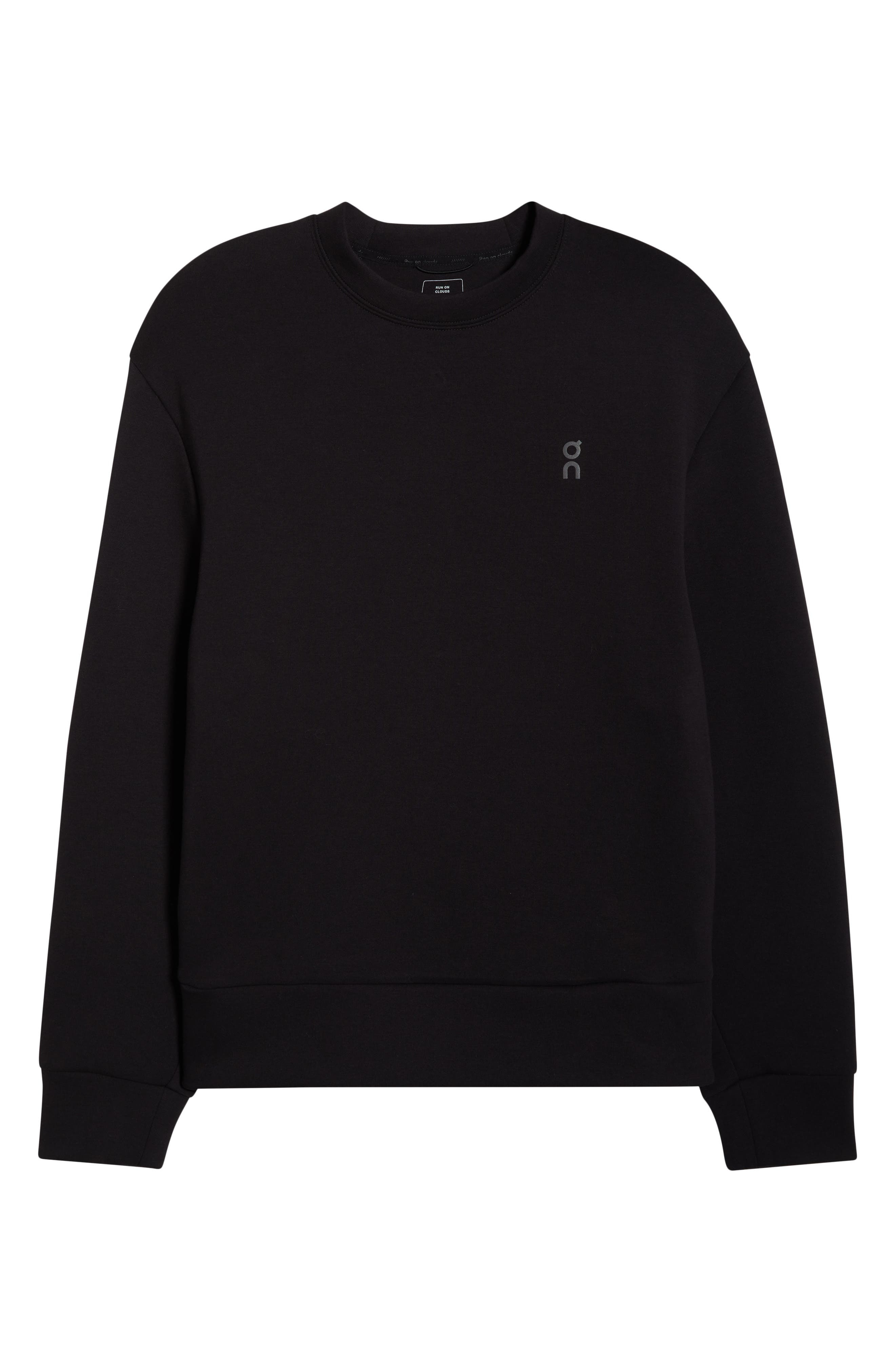 On Focus Tech Crewneck Sweatshirt in Black at Nordstrom - 5