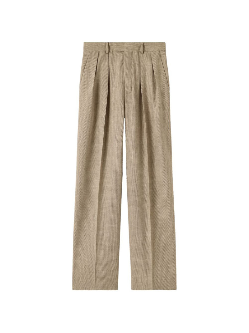 pleated wool trousers 1
