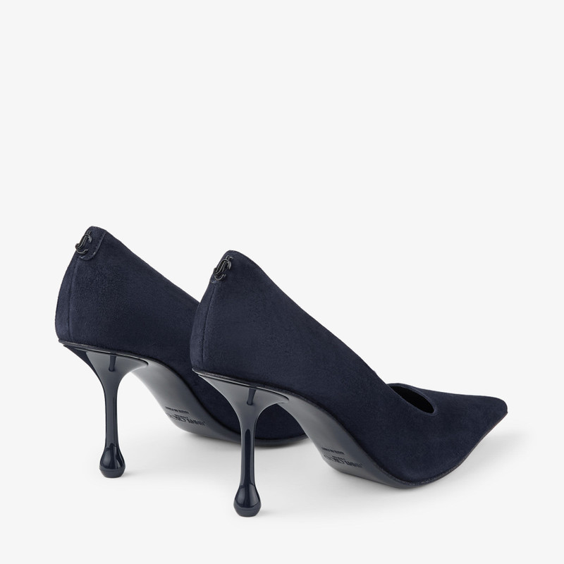 JIMMY CHOO Ixia 80
Marine Suede Pumps outlook