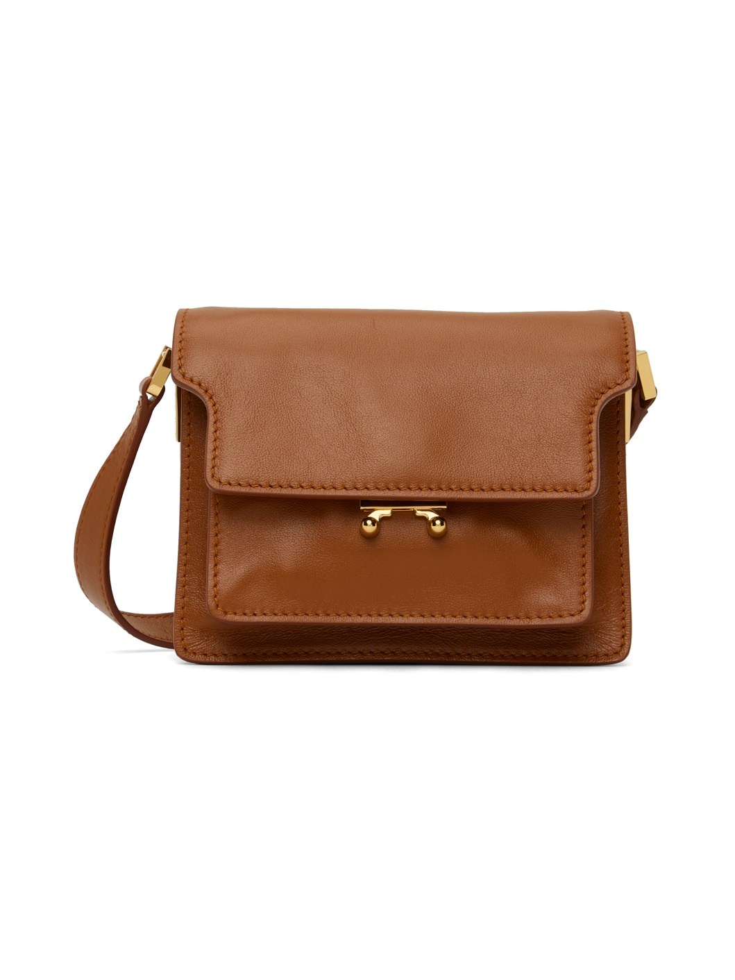 Brown Mini Soft Trunk Bag - 1