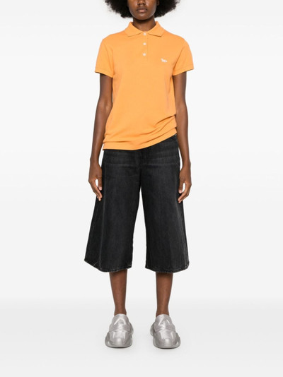 Maison Kitsuné Fox-patch polo shirt outlook