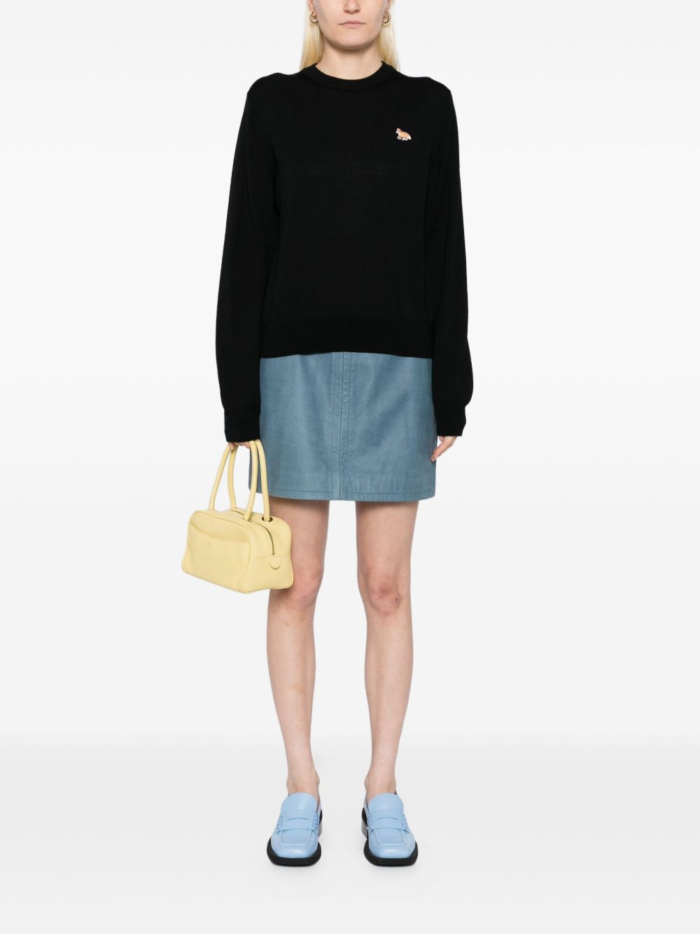 embroidered-logo jumper - 2