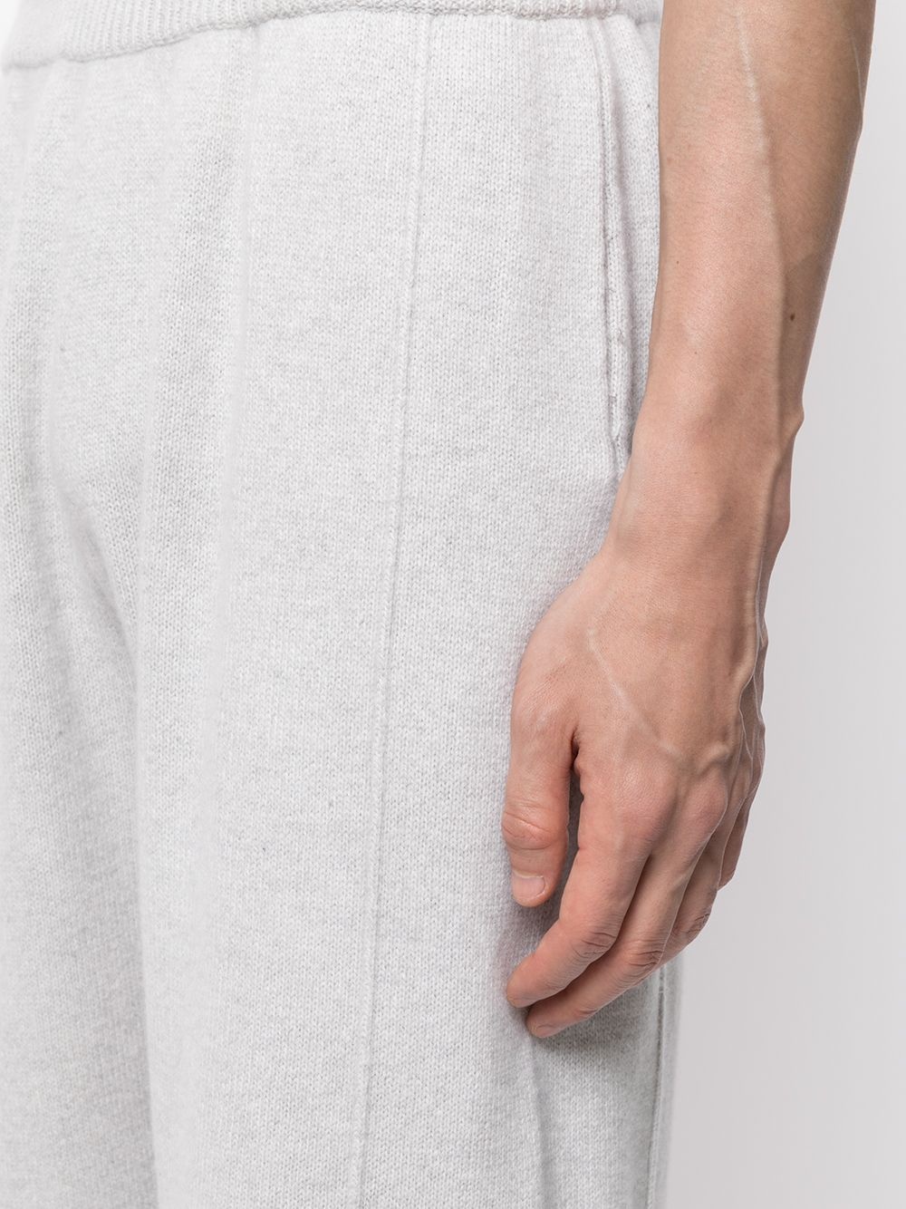 corduroy-detail track pants - 5