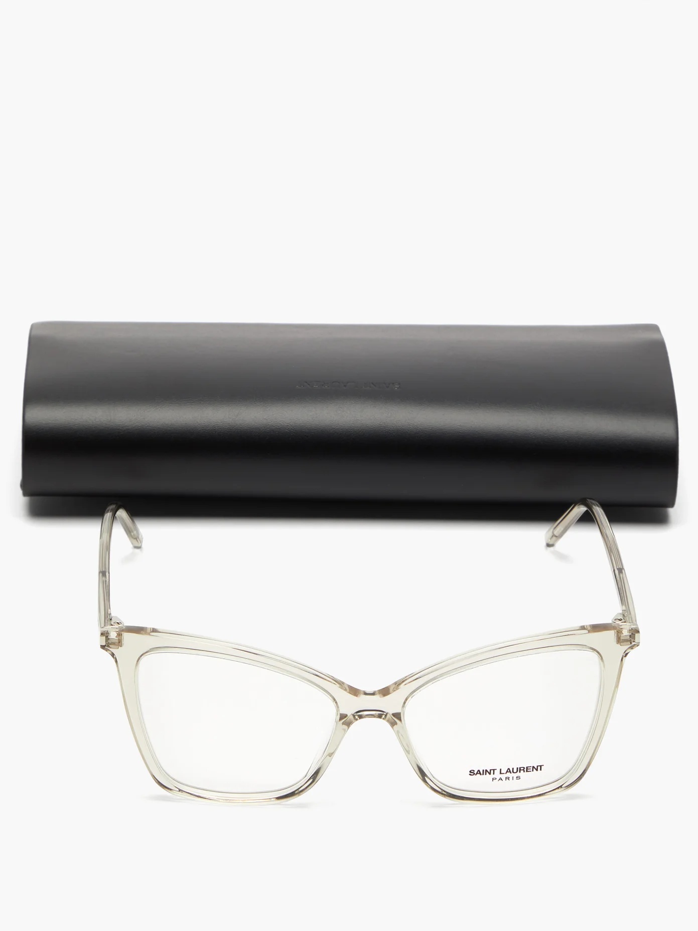 Cat-eye acetate glasses - 5