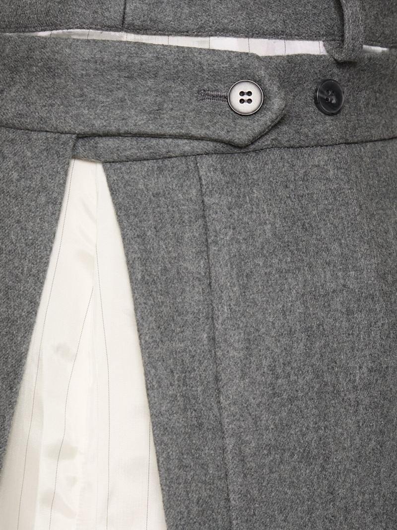 Andes apron tailored midi skirt - 5