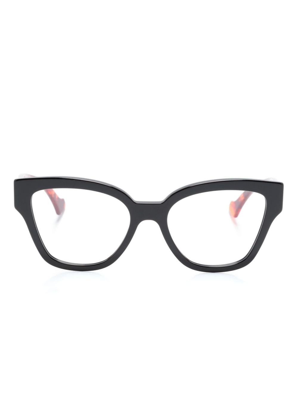 Double G rectangular-frame glasses - 1