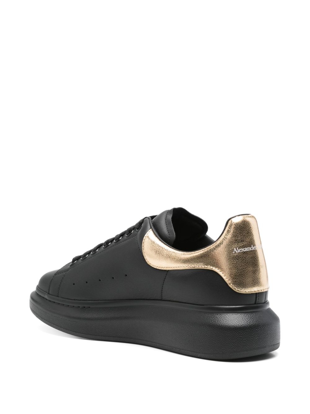 Oversized leather sneakers - 3