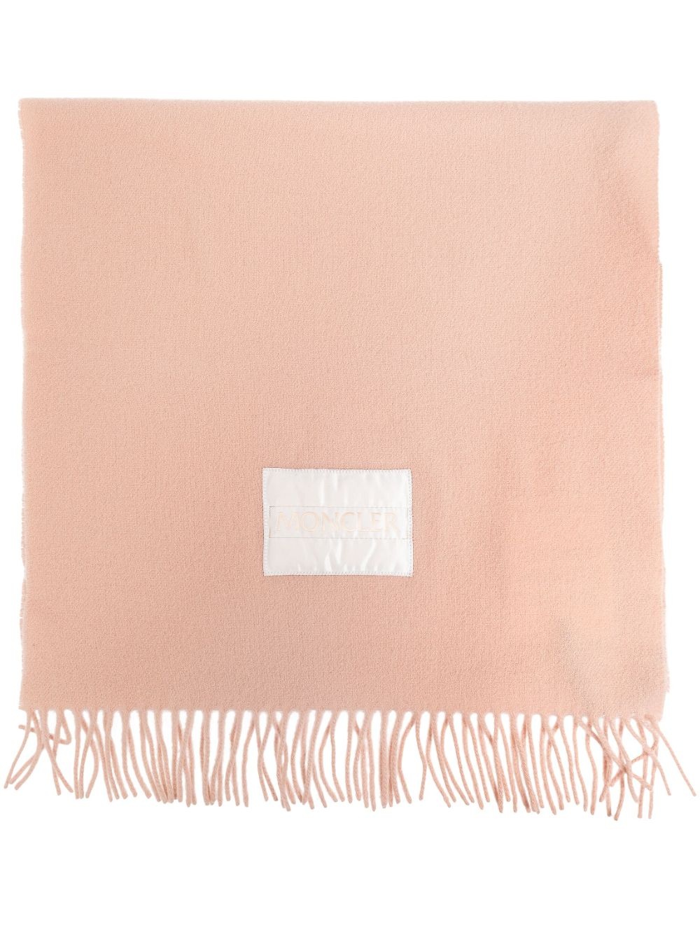 logo-patch scarf - 1