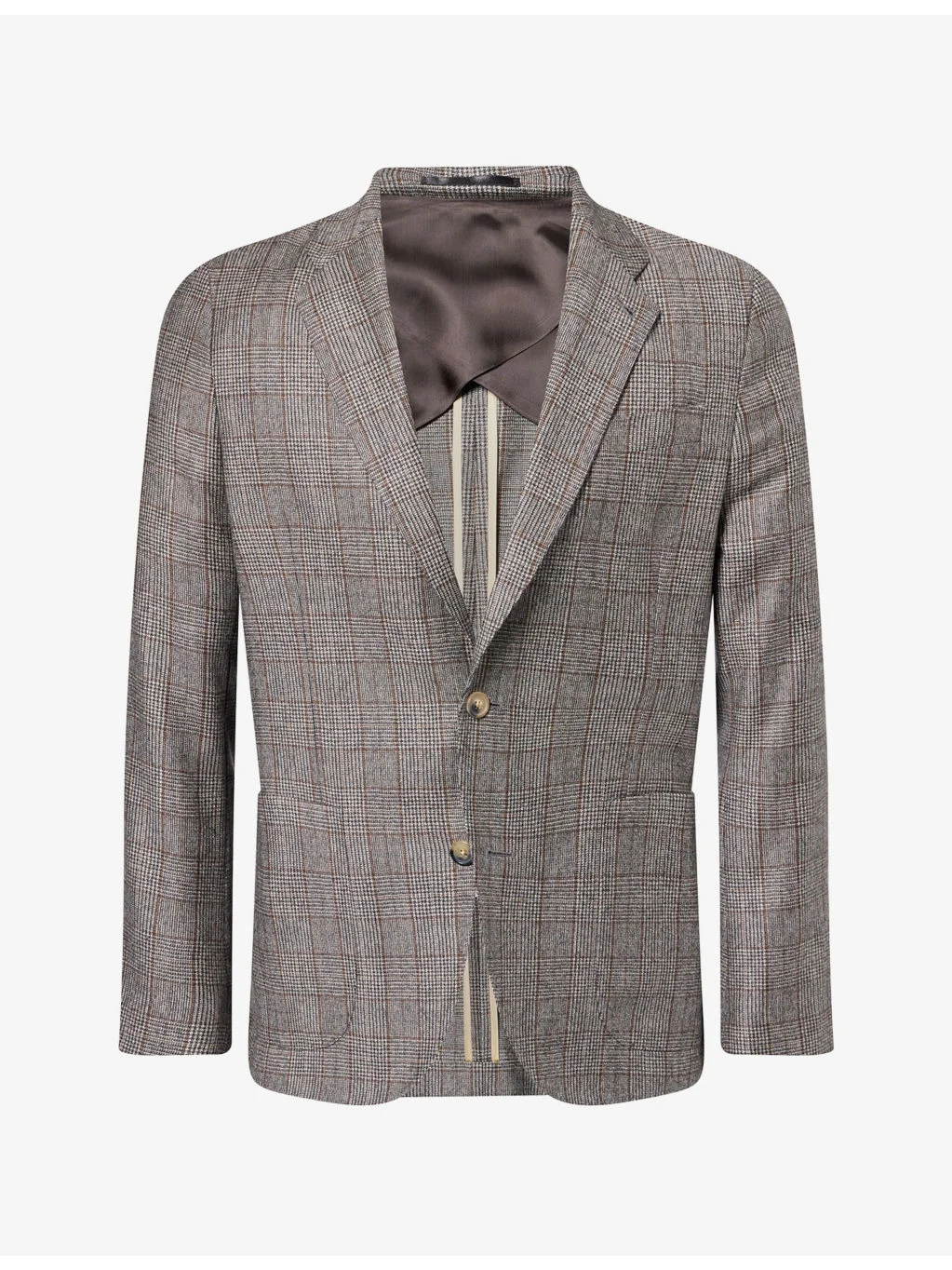 Single-Breasted Wool Blazer - 1