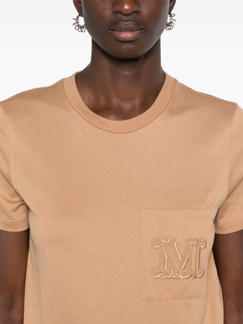 Papaia logo-embroidered T-shirt - 5