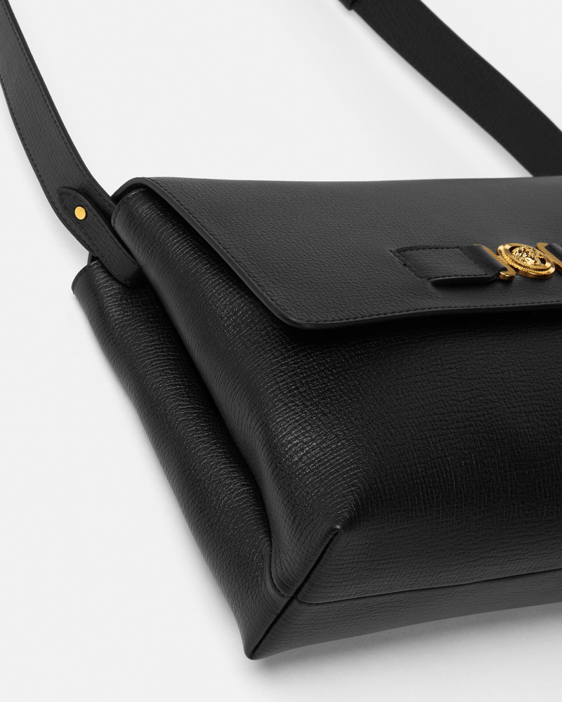 Medusa Biggie Leather Messenger Bag 4