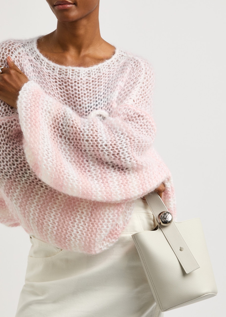 Loewe Pebble Mini Leather Bucket bag - 5