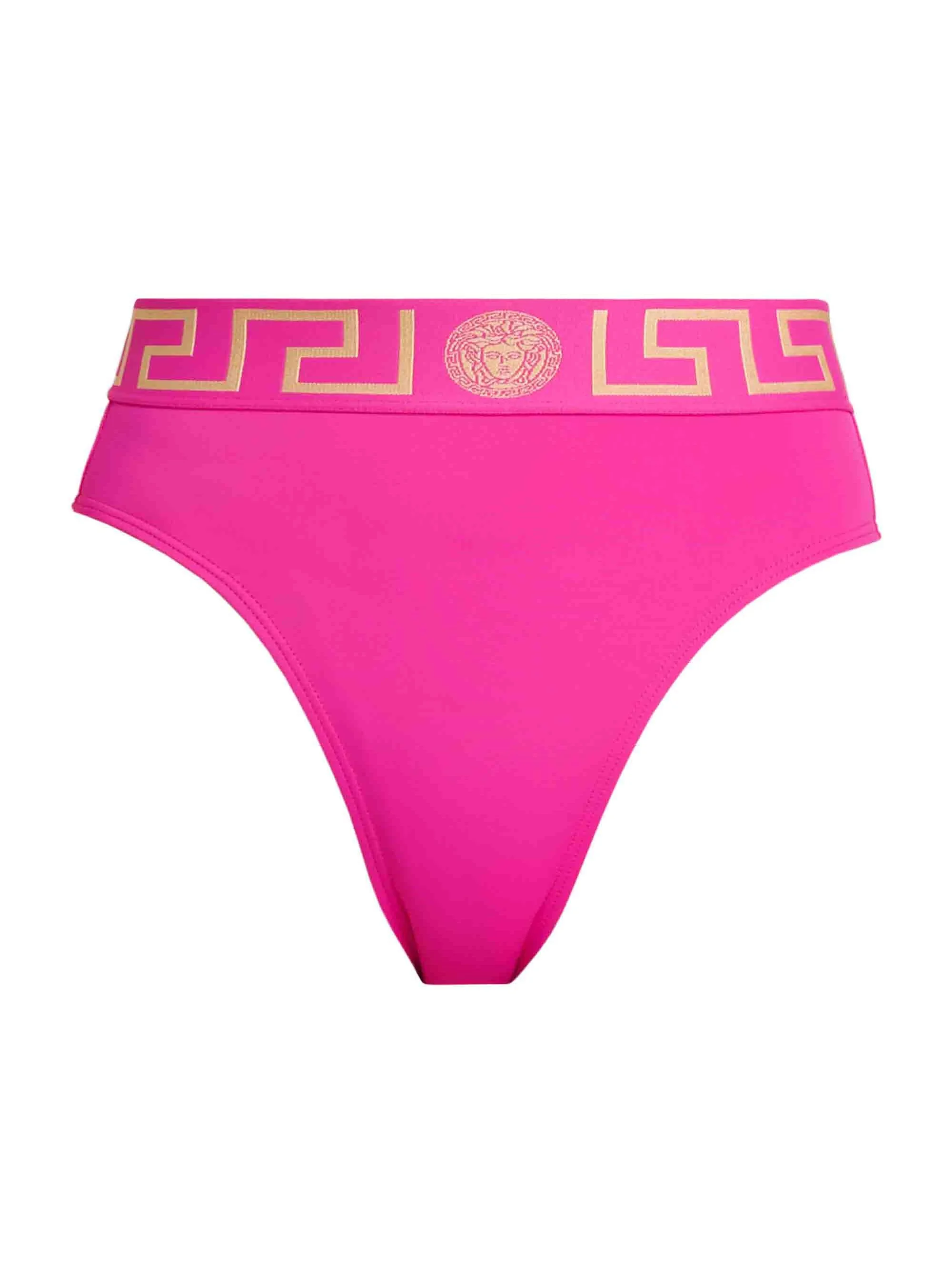 Women's Greca Bikini Bottoms - Pink Sapphire - 1