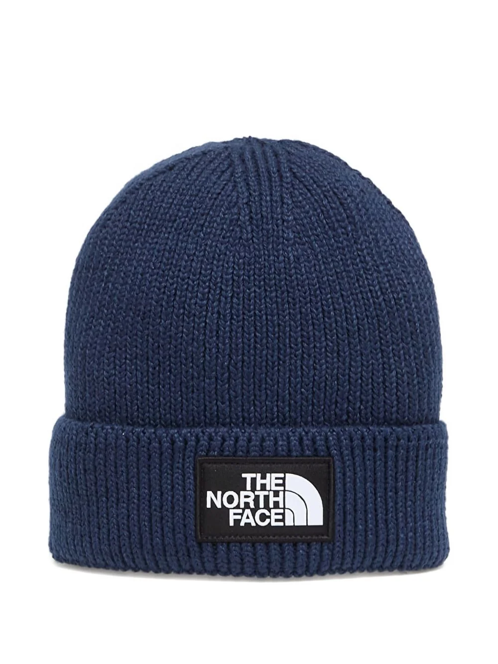 logo-patch cuffed beanie - 1