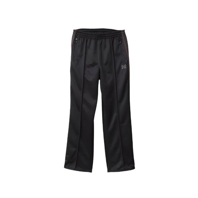 TRACK PANTS - POLY SMOOTH (BLACK) - 1