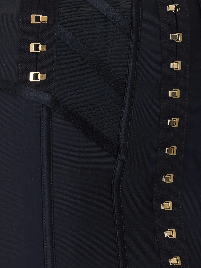 Elisabetta Franchi Hook-appliqué Midi Skirt 4