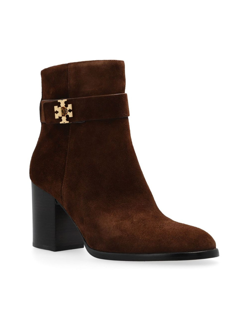 90mm logo-plaque suede ankle boots 4
