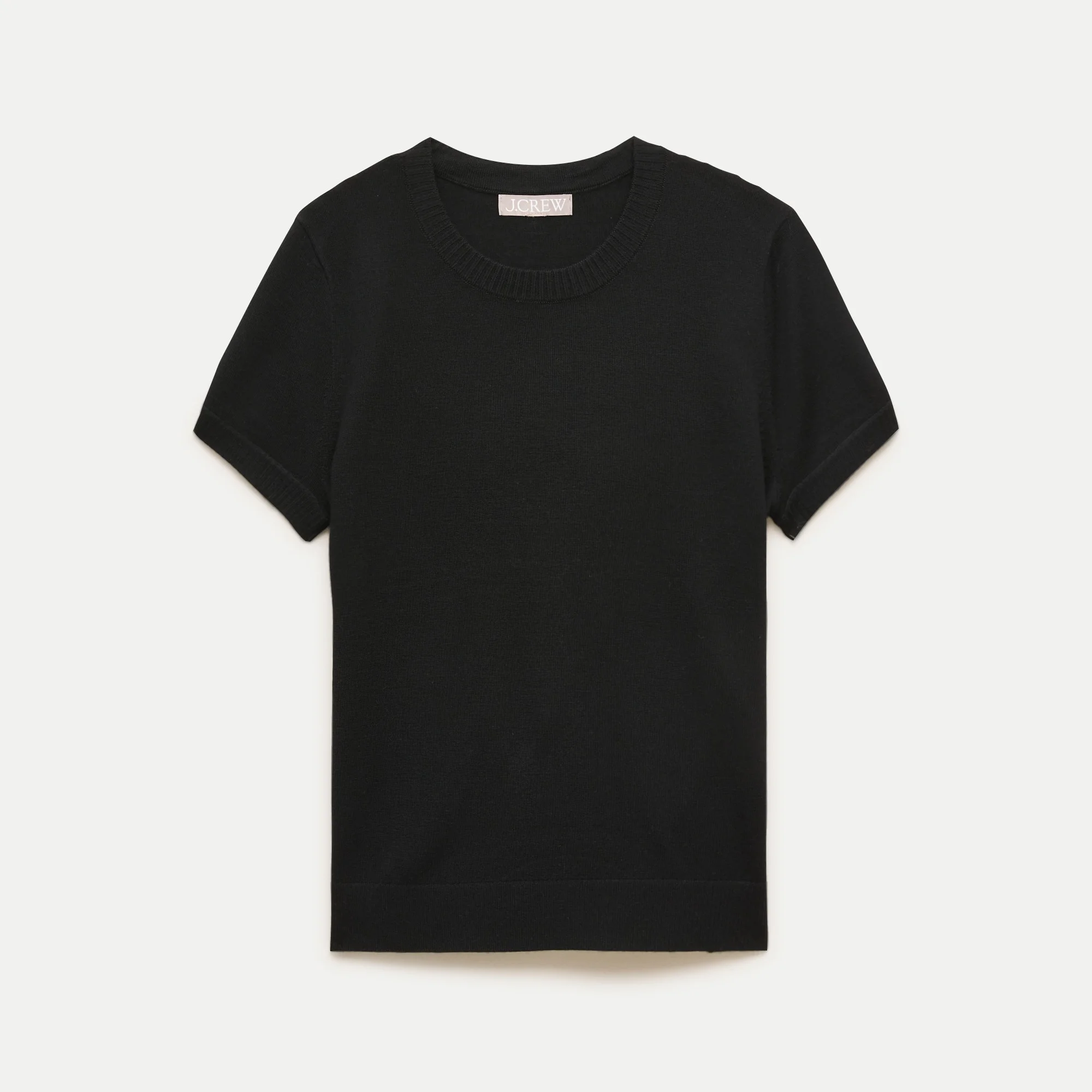 Sweater-tee in merino wool blend - 1