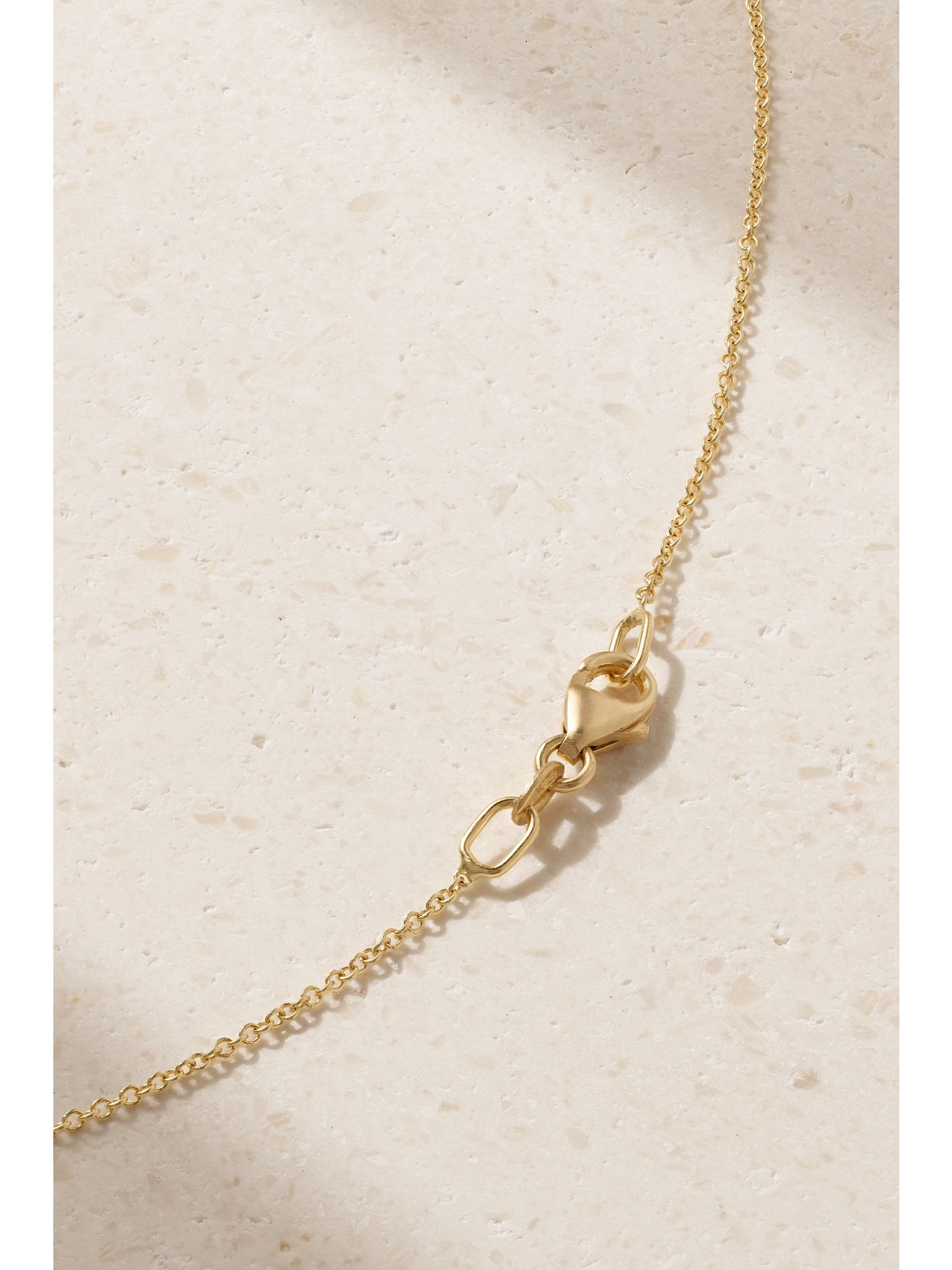Stepping Stone 18-karat gold emerald necklace Gold - 3