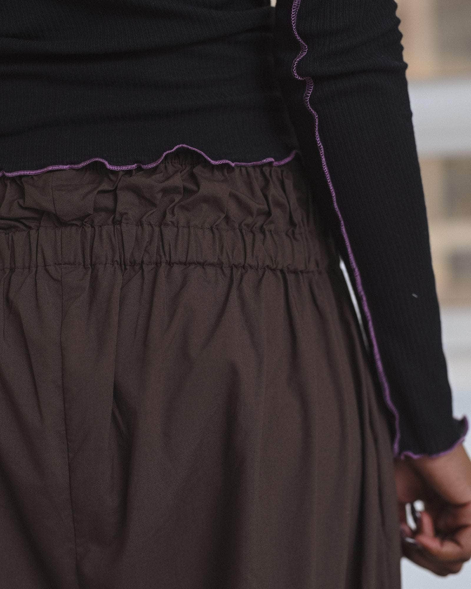 Vein Long Sleeve Tee - Fine Organic Cotton Rib - 5