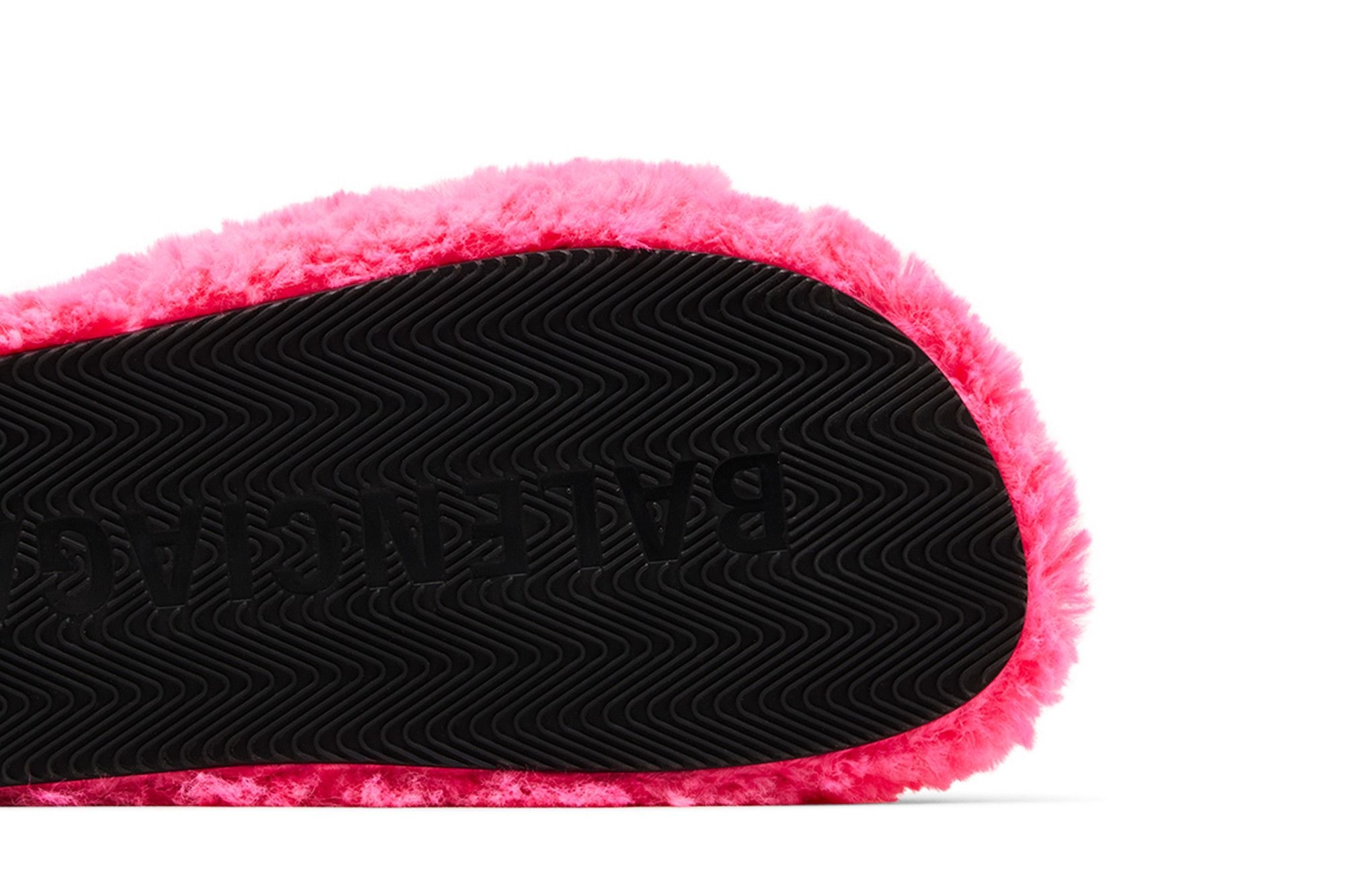 Balenciaga Wmns Furry Slides 'Faux Fur - Hot Pink' - 5