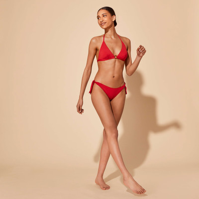 Vilebrequin Women Mini brief Side Tie Bikini Bottom Plumetis outlook