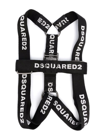 DSQUARED2 logo-printed collar outlook