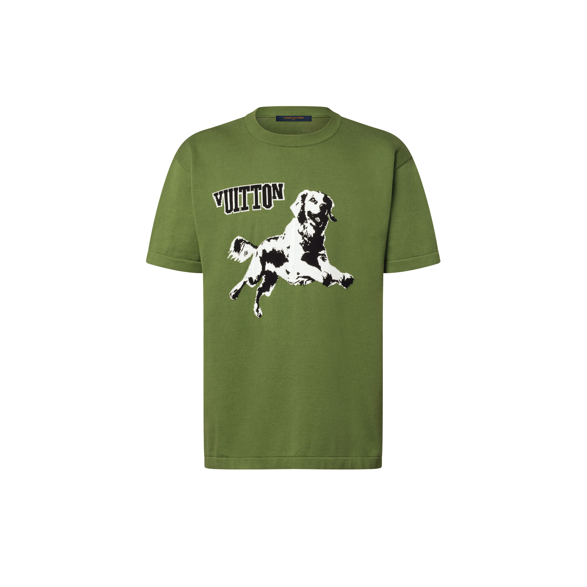 Short-Sleeved Cotton Crewneck - 1