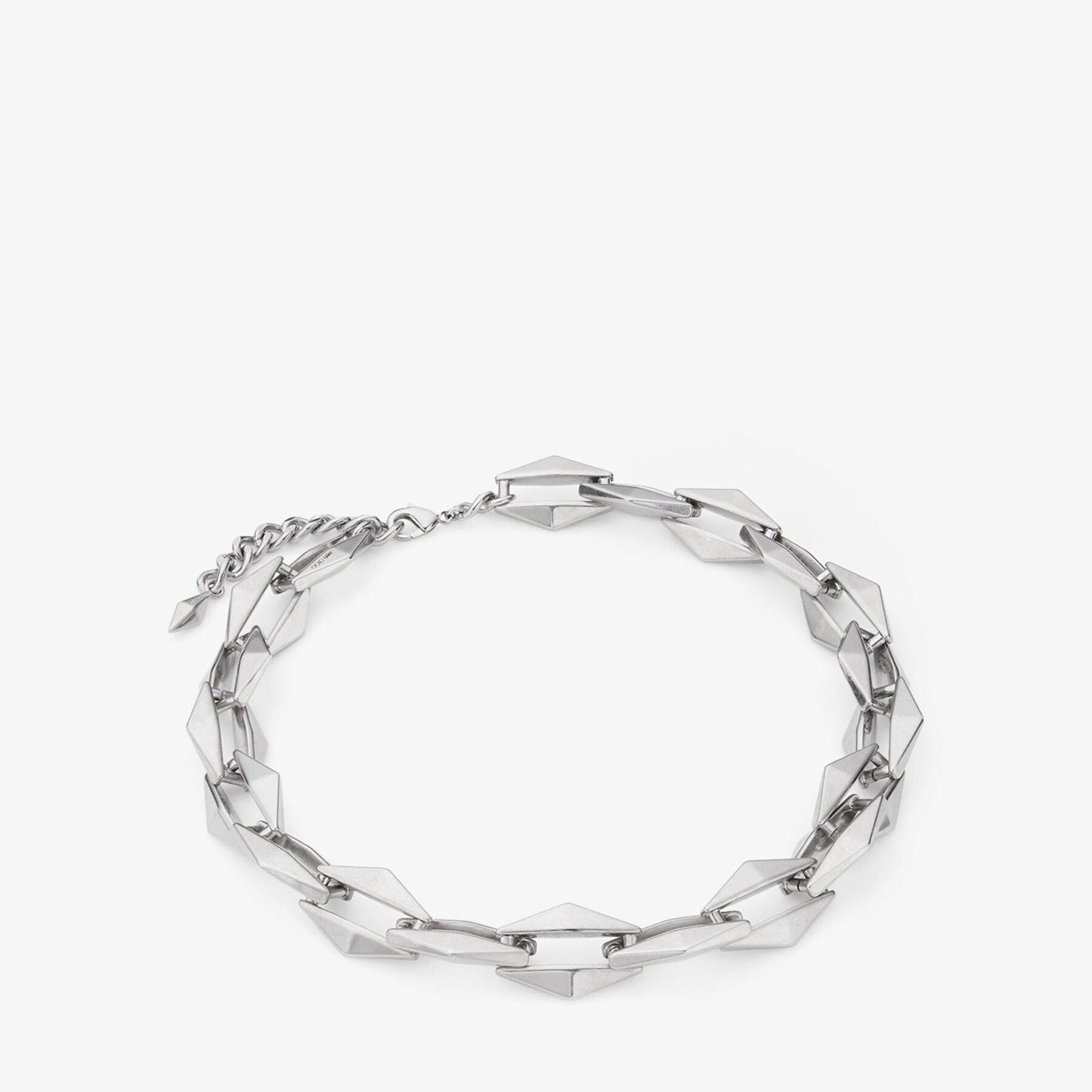 【JIMMY CHOO】DIAMOND CHAIN' NECKLACE DIAMOND CHAIN NECKLACE | Silver-Finish Chain Necklace with