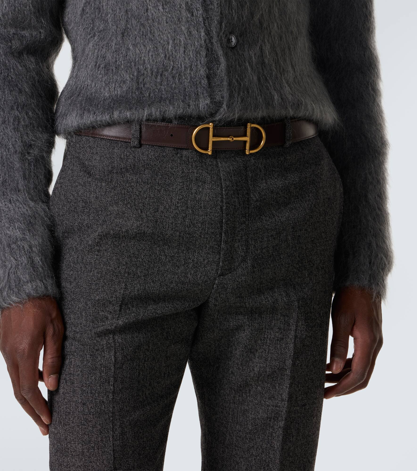 Horsebit reversible leather belt - 3